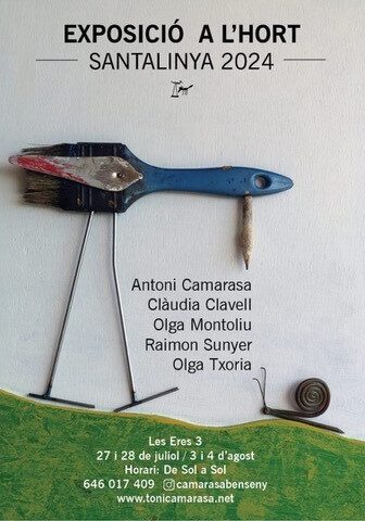 Art i natura s’uneixen per sisè any a l’’Exposició a l’Hort’ a Santalinya