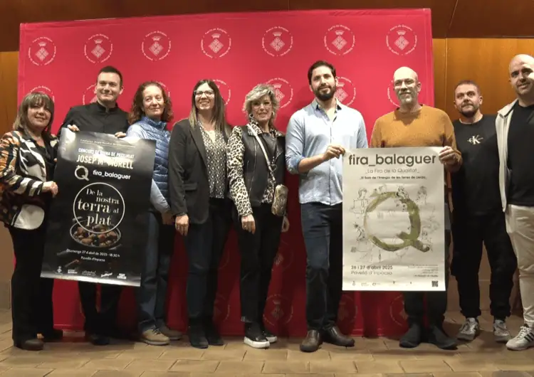 Balaguer presenta una nova edició de Fira Q i el 9è Concurs de cuina ‘De la nostra terra al plat’