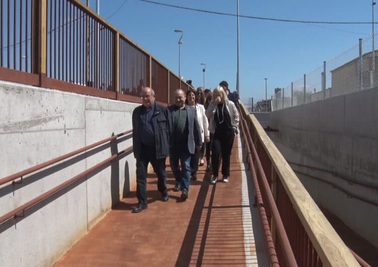 Térmens inaugura un pas inferior per a vianants al baixador de la línia de tren