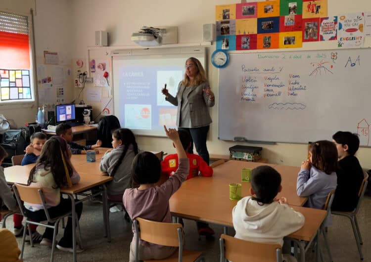El taller ‘Cuidem el somriure’ arriba a l’escola La Noguera
