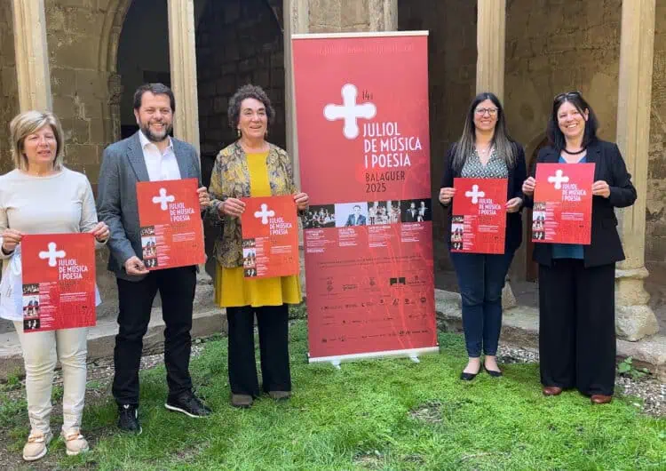El Juliol de música i poesia arriba aquest estiu a la 14a edició
