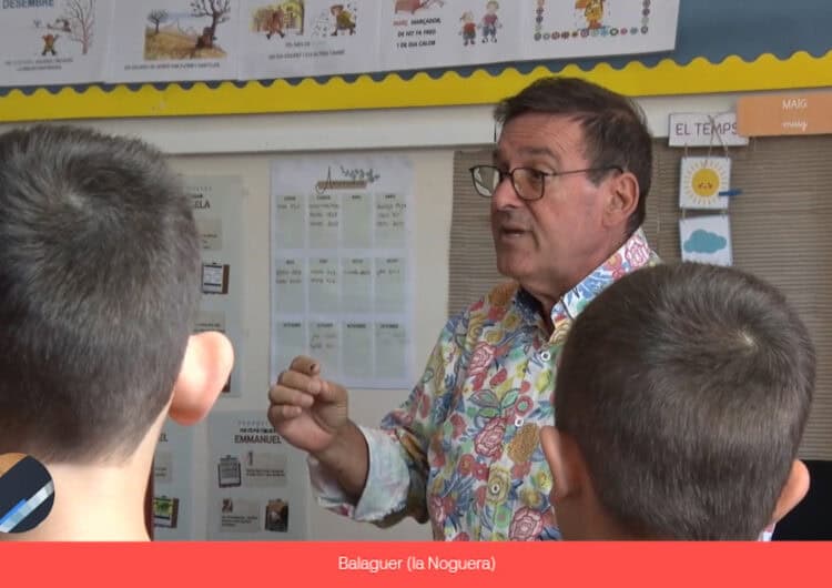 Connecta Lleida Pirineus: Tallers narratius a les escoles de Balaguer amb el padrí de l’Encontats