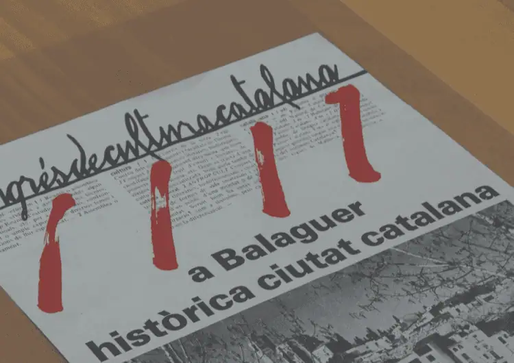 L’Arxiu Comarcal de la Noguera exposa una mostra de documents guardats sobre el Congrés de Cultura Catalana (1975-1977)