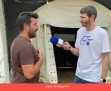 Connecta Lleida Pirineus: La carpa de ‘Nilak’ s’instal·la a Àger