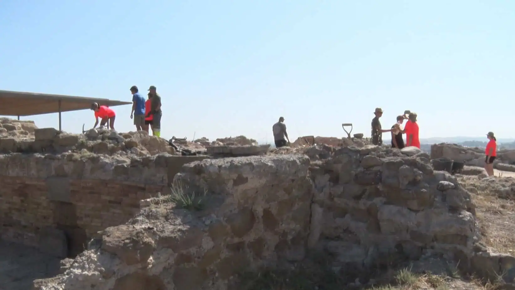 El Cota Zero continua dibuixant el palau comtal del Castell Formós