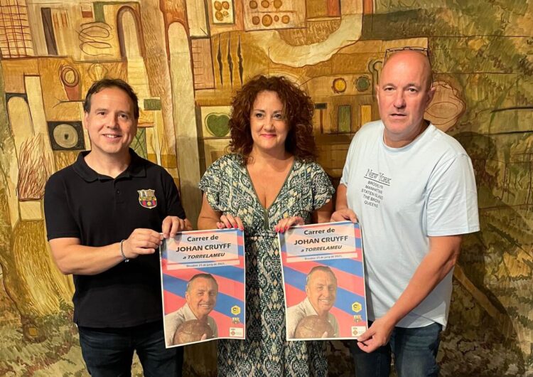Torrelameu posa el nom de Johan Cruyff a un dels seus carrers de la zona esportiva