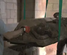 El monestir de les Avellanes recupera el sepulcre dels comtes d’Urgell a través d’una reproducció