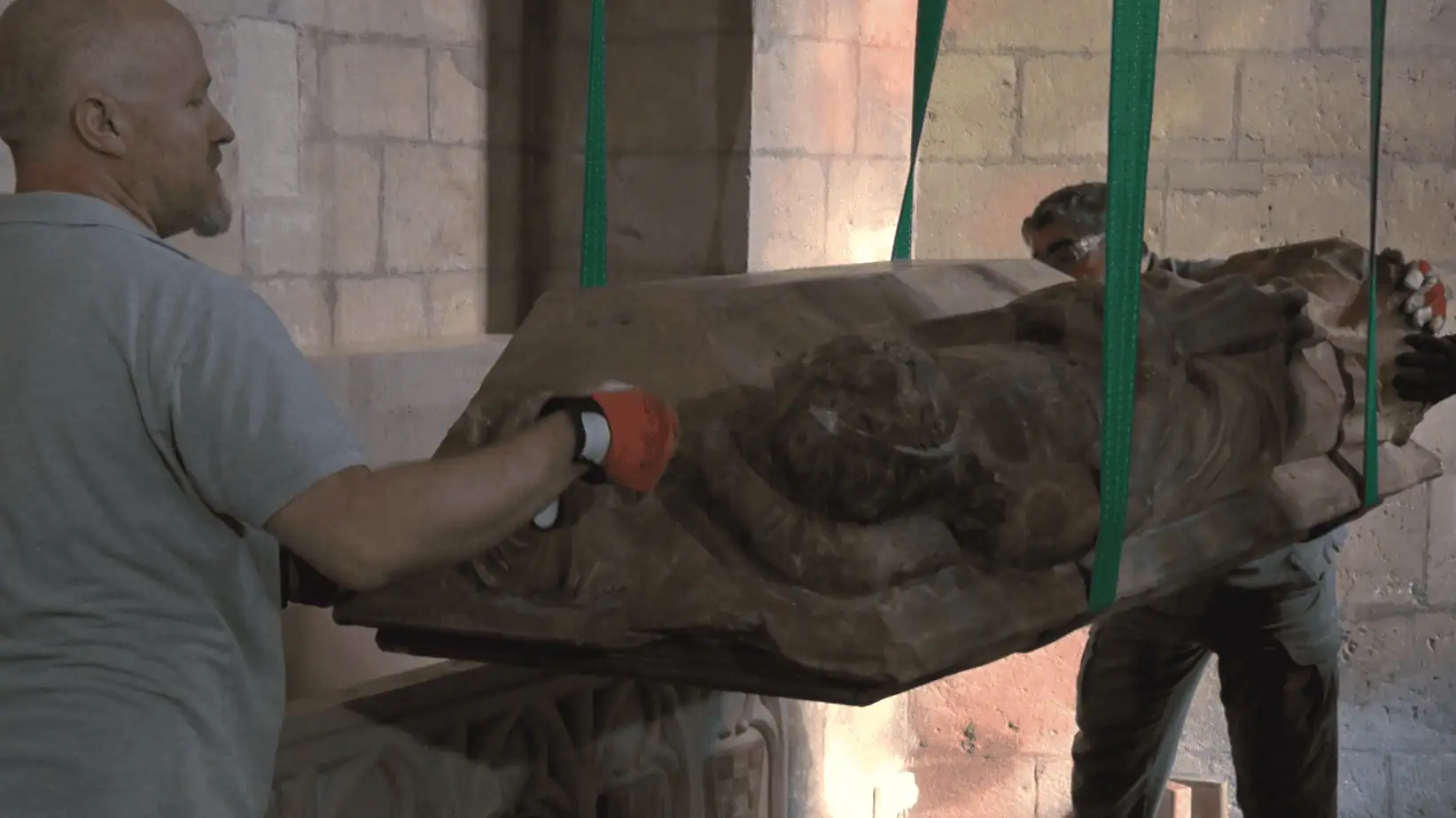 El monestir de les Avellanes recupera el sepulcre dels comtes d’Urgell a través d’una reproducció