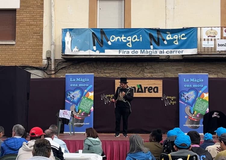 Montgai celebra la jornada solidària de la Fira de Màgia