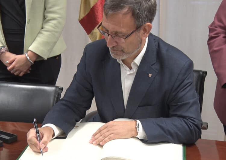 El conseller de Política Lingüística visita Balaguer