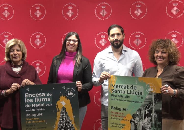 Balaguer encetarà la campanya de Nadal amb l’encesa de llums i Santa Llúcia