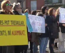 Els docents de Balaguer s’aturen per reivindicar millores als centres educatius